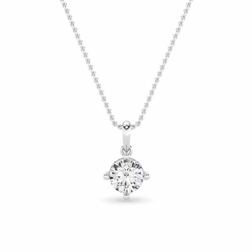 Solitaire Diamond Pendant